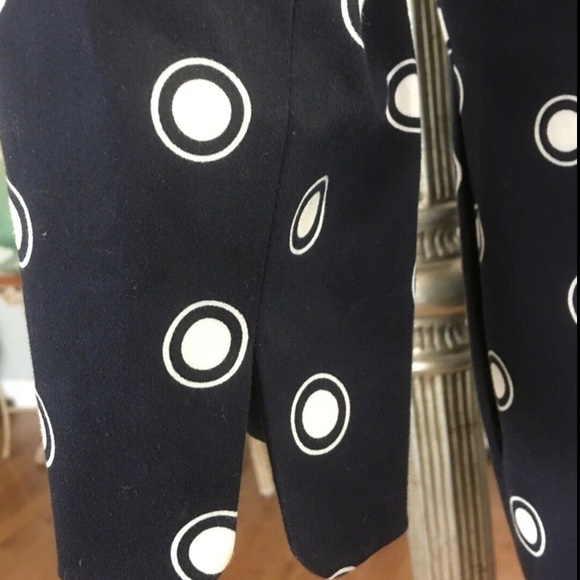 Like new Linda Allard Ellen Tracy Navy & White Polka Dot 2 Pc Suit. is Size 6 - Picture 7 of 12